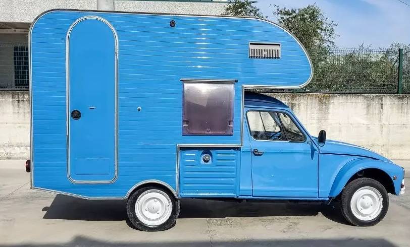 very rare camper based on a 41-year-old Citroen